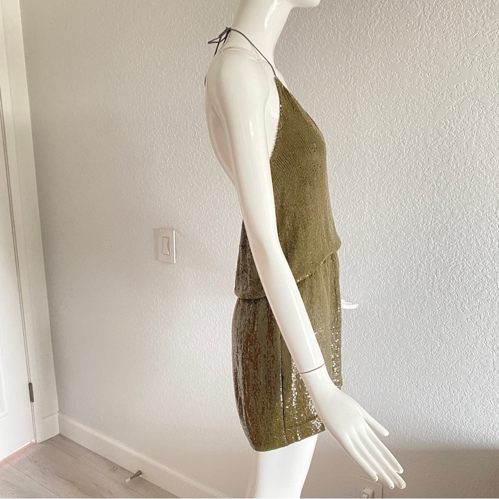 Haute hippie olive sequin dress - Picture 6 of 11